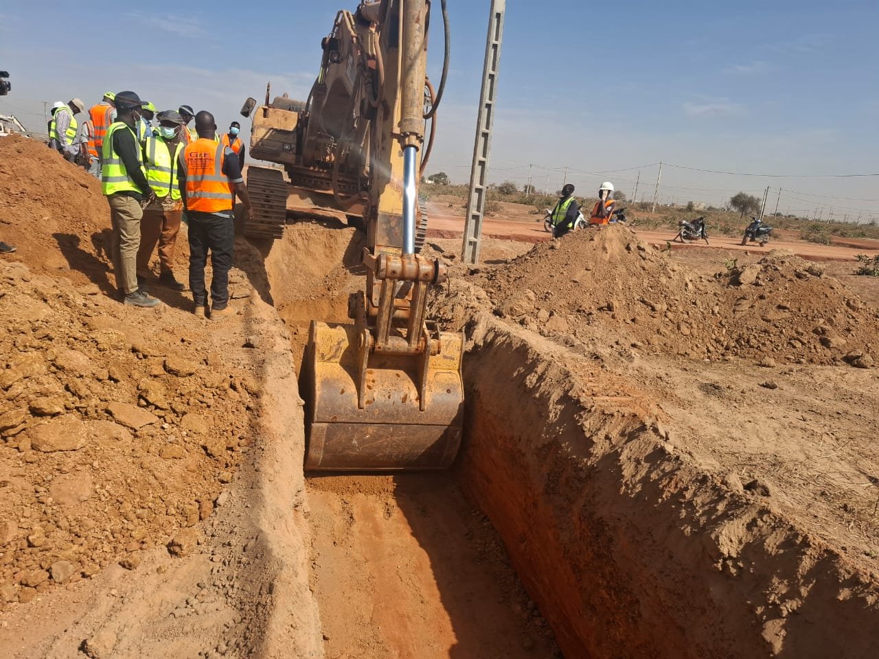 Travaux d'assainissement